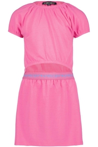 4President jurk Leona mid pink (open buik)